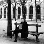 Leonard on Paris Bench