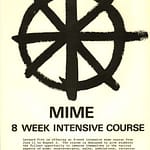 Mime 8 Week Intensive Course Flyer