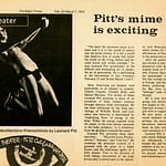 Leonard Mime 1971 Flyer