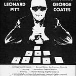 1984 Leonard in Meantime Performance Flyer