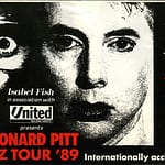 1989 Flyer for Leonard's New Zealand Tour