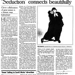 1997 San Francisco Examiner Article About Leonard Pitt in Seduction