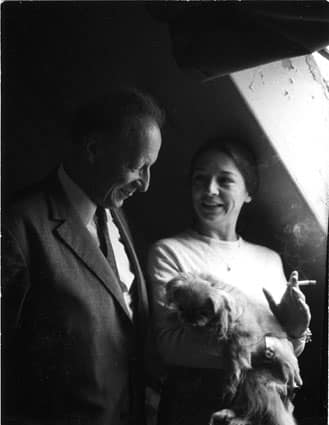 leonard_paris14 My Landlady Jeannine Dard with Marcel and Her Dog Gigi