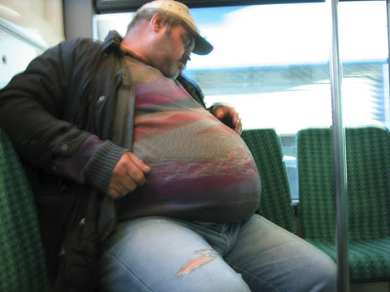 Man on Bus